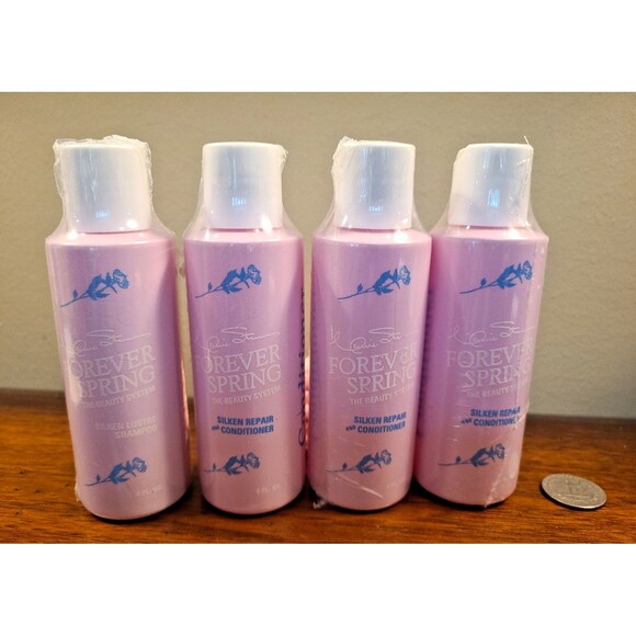Connie Stevens Forever Spring Silken Lustre 1 SHAMPOO 3 CONDITIONER 4 oz SEALED